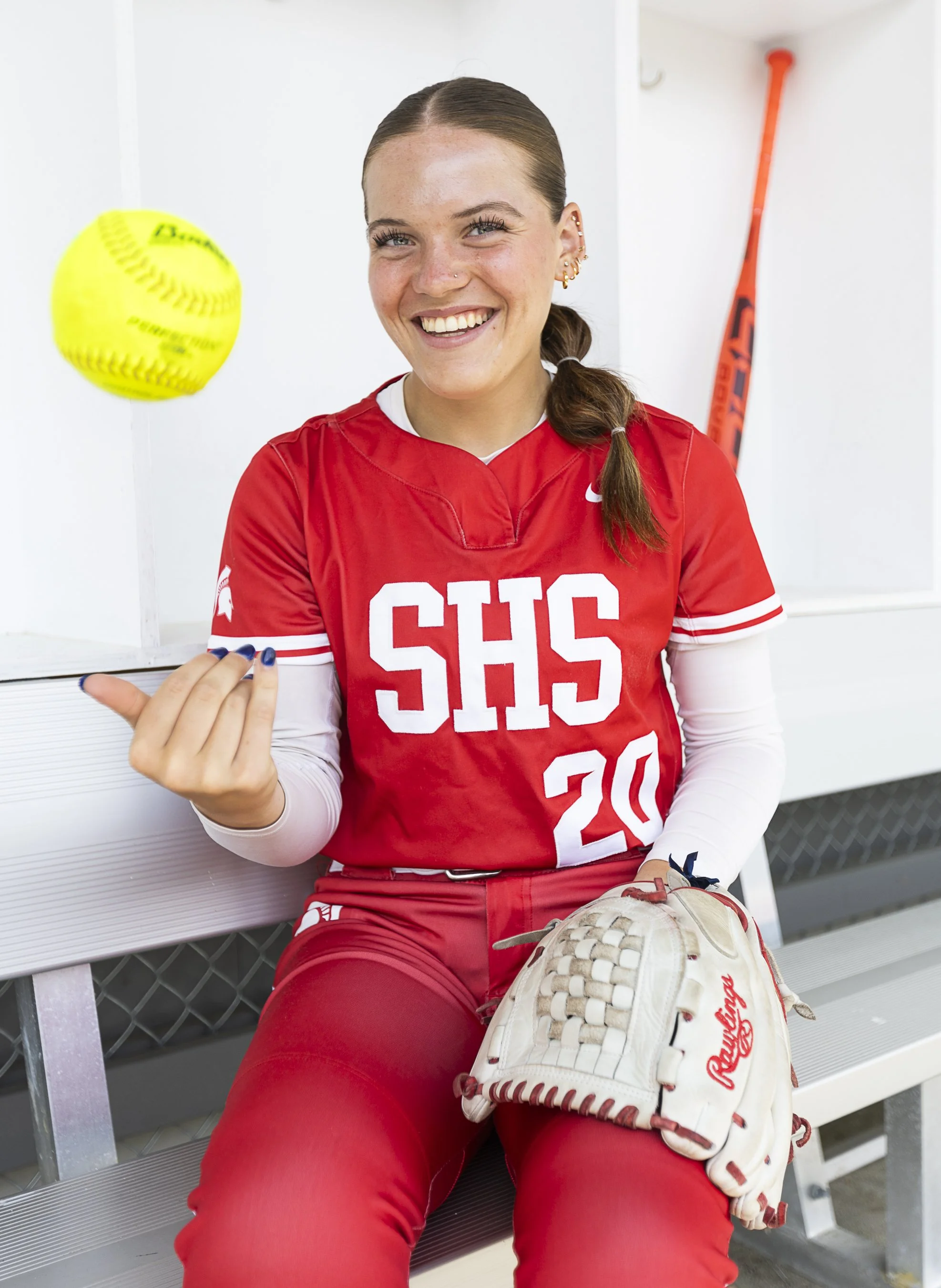  Stanwood sophomore Addi Anderson in The Herald’s 2025 All-Area Softball Pitcher of the Year. The Stanwood sophomore had a 1.32 ERA to lead the Spartans to a district championship. 