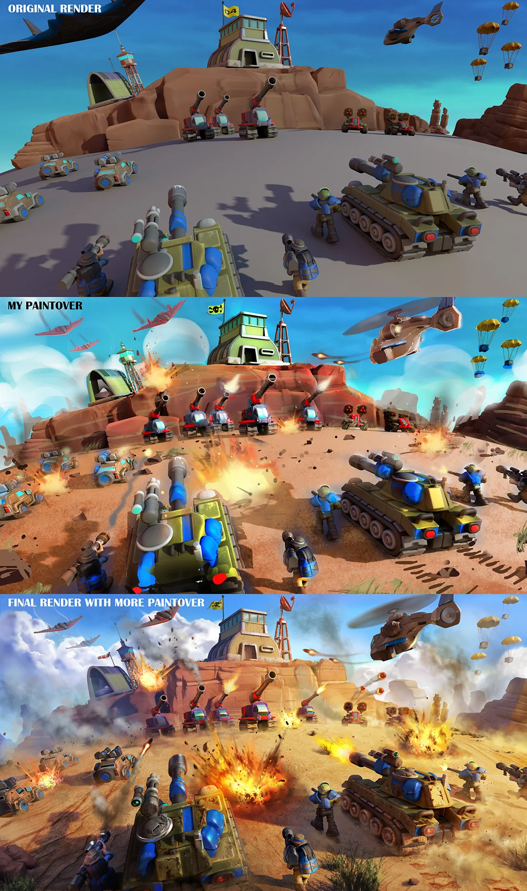 THIS MEANS WAR SPLASH/KEYART BREAKDOWN