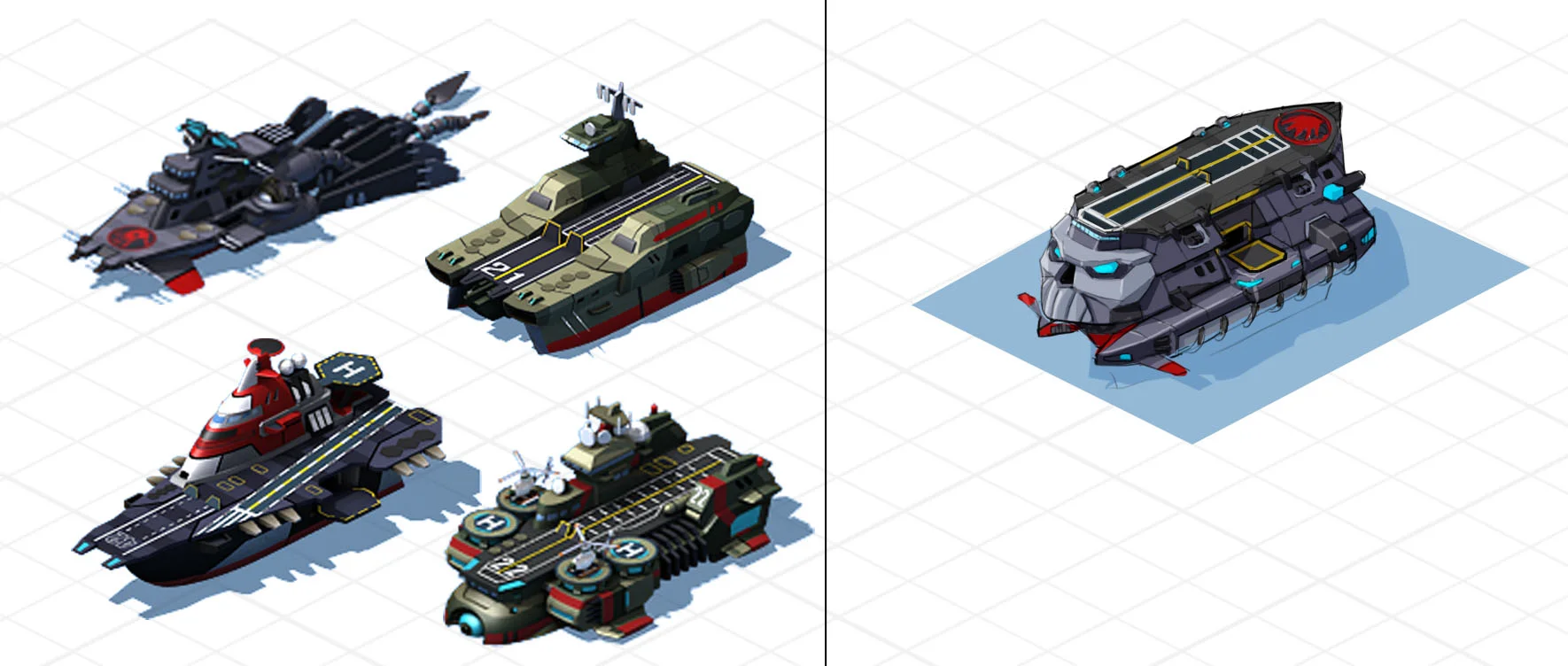 VILLAIN SKULL CARRIER SHIP CONCEPT