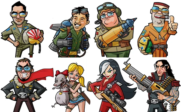 HEROES AND VILLAINS CONCEPTS