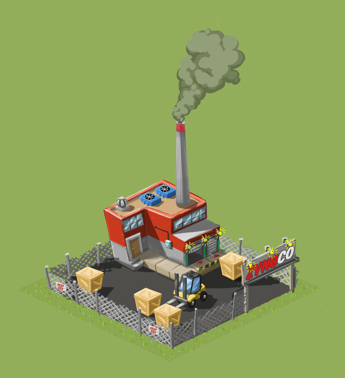 CITYVILLE: EARLY FACTORY CONCEPT
