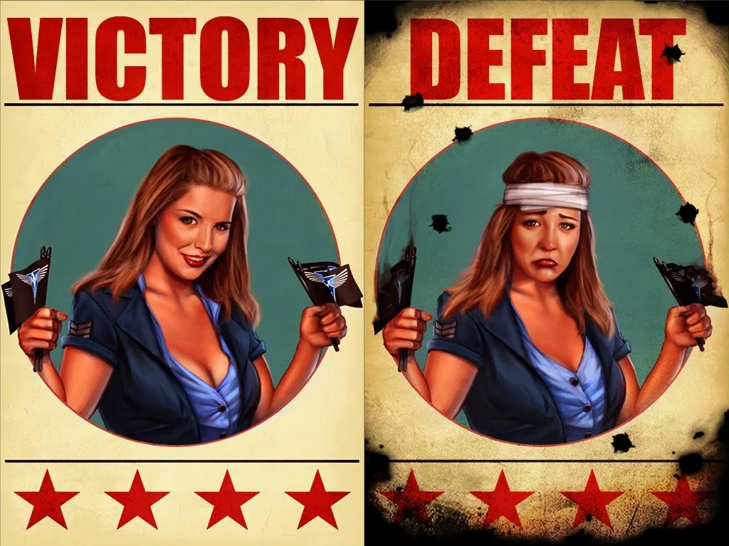 ILLUSTRATED THE VICTORY/DEFEAT SPLASH IMAGE