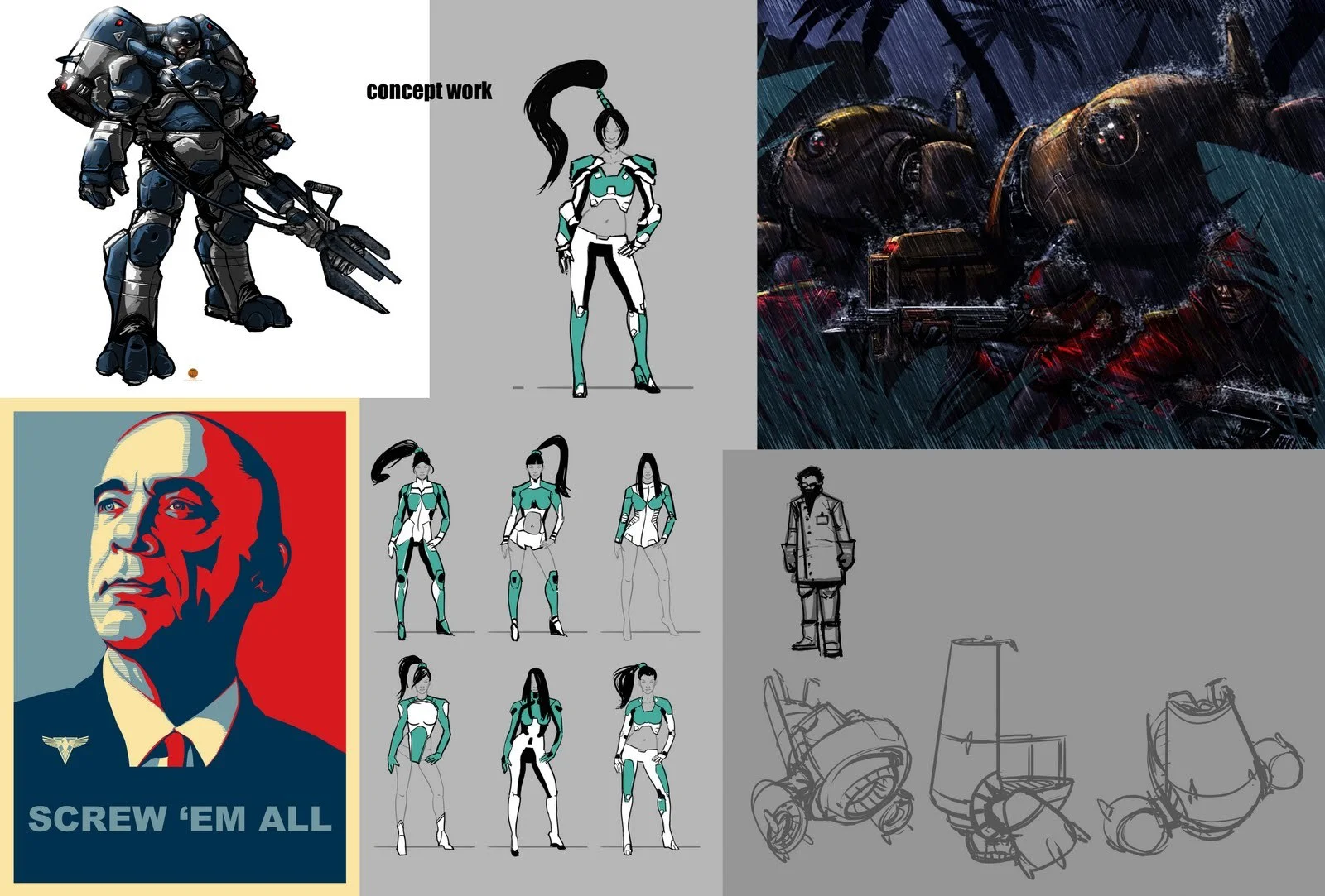 VARIOUS CONCEPT ART