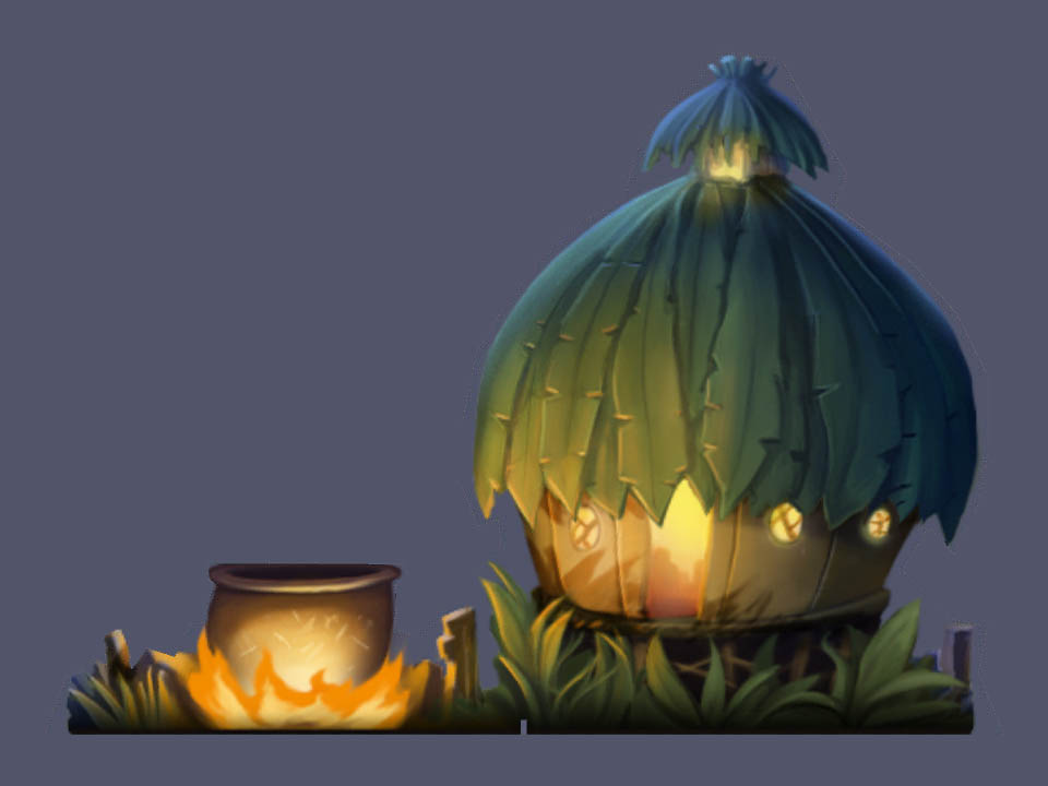 THE TIKI HUT IN-GAME ASSET