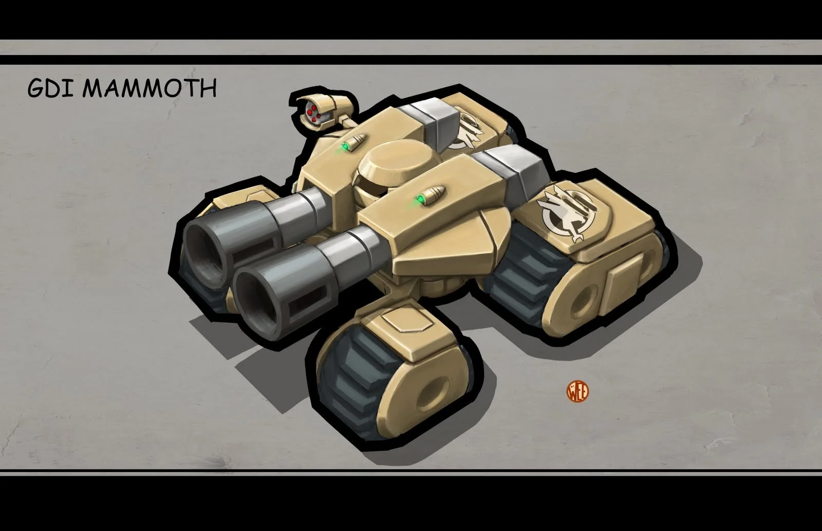 CASUAL COMMAND AND CONQUER: GDI MAMMOTH TANK CONCEPT