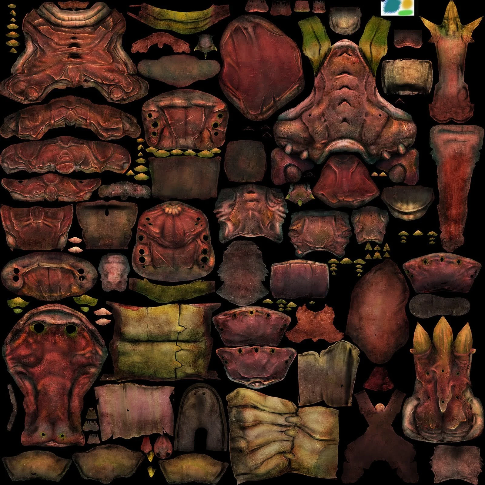 ARMOR TEXTURE MAP