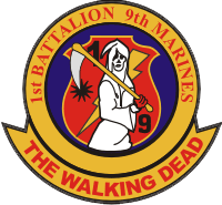 The 1st Battalion 9th Marines was an infantry battalion in Vietnam, where it had the highest casualty rate in Marine Corps history. Ron's father was in this battalion.