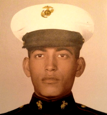 PFC Ronald Reyes, Ron's father, who was part of the Marines unit known as "The Walking Dead." 