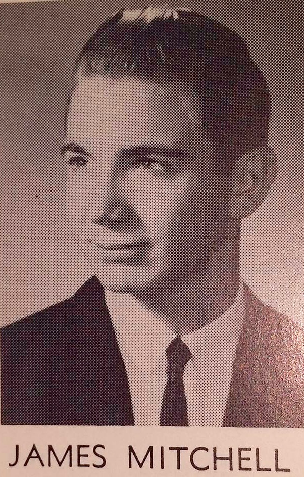 Susan's father; James Mitchell, in a picture from his high school yearbook.