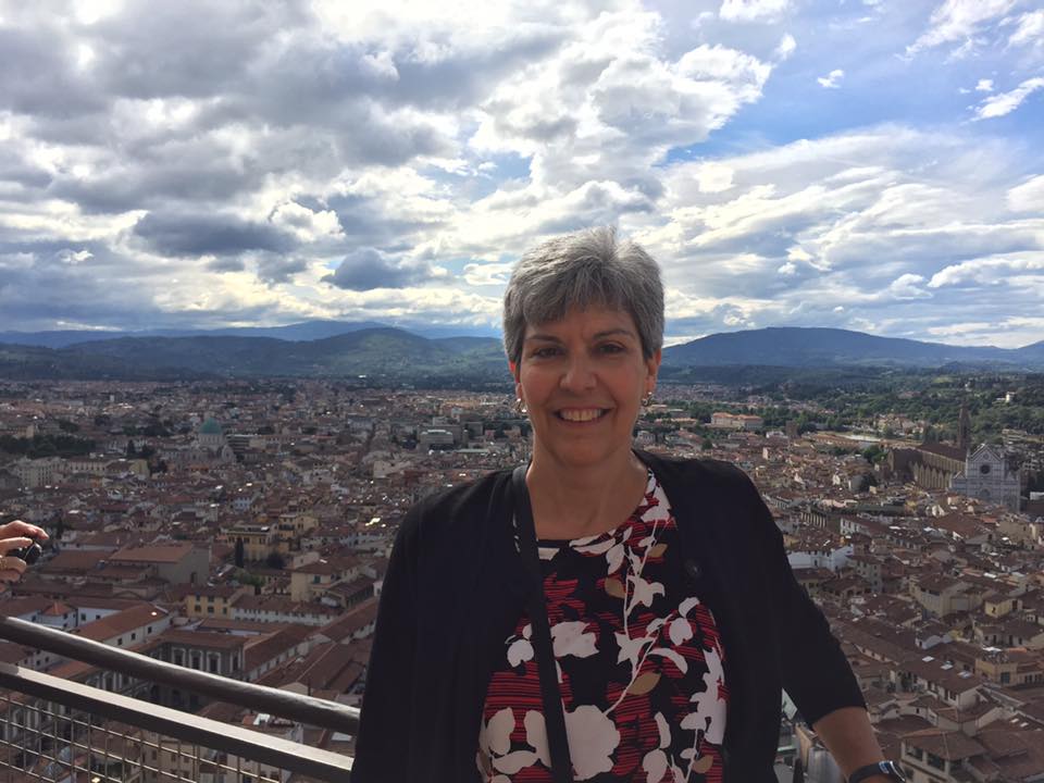 Margaret at the top of the Duomo. 