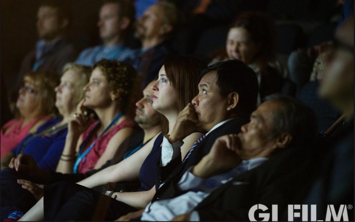 Viewing the film at the GIFF in Washington, DC.