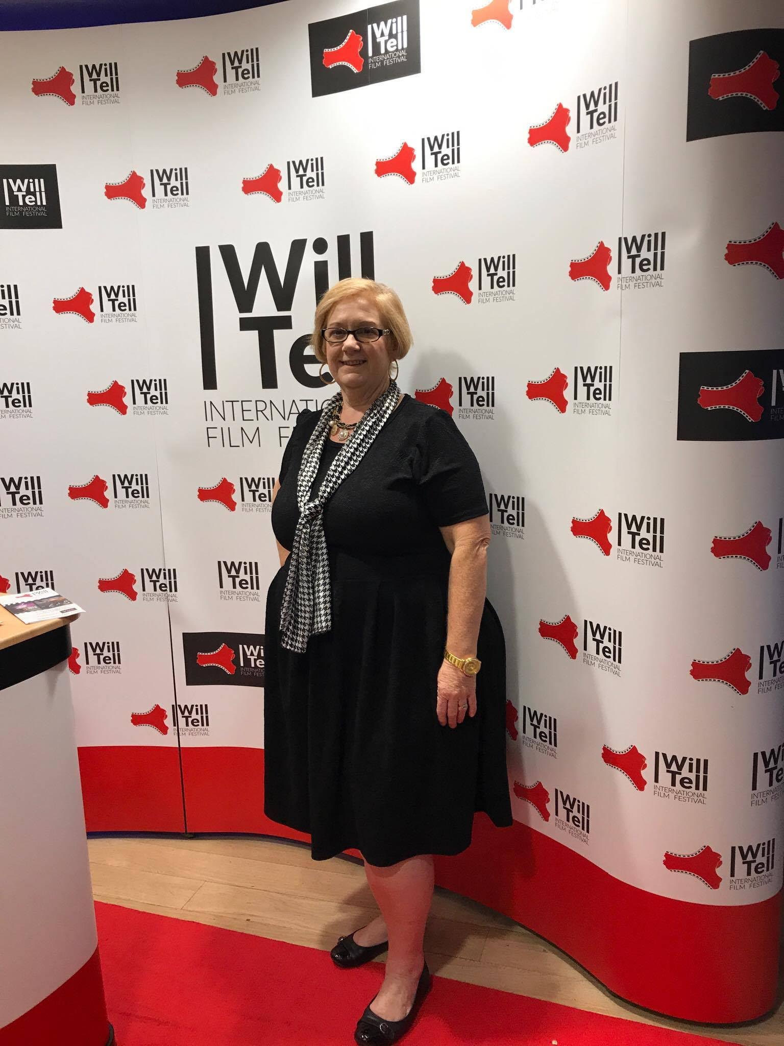  Susan Mitchell-Mattera attends the I Will Tell Film Festival, London. 