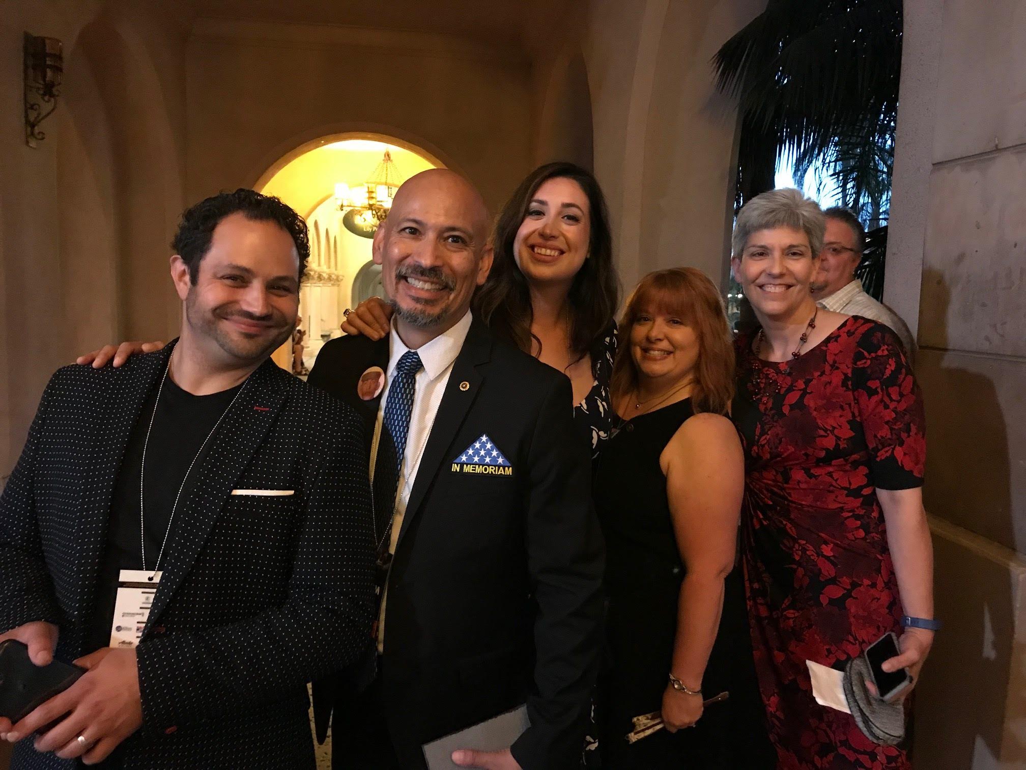  Cast and crew gather to watch The 2 Sides Project documentary, which opened the GI Film Festival San Diego. 