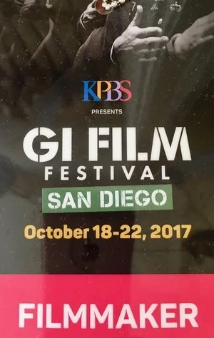 Nora’s GI Film Festival badge, an exclusive for filmmakers