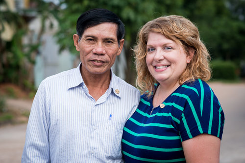 Nguyen Duy Dung and Patty Young Loew met in Quang Tri province, Vietnam. They had a lot in common. Both were just two years old when their fathers died. And both fathers were killed in the exact same way -- by a shot to the head.