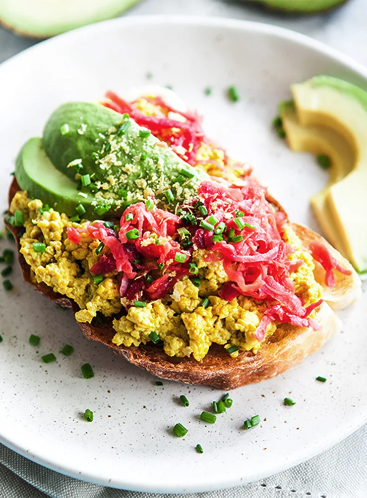 Tofu Scramble Toast with Avocado and Heartbeet Kraut – Large.jpg