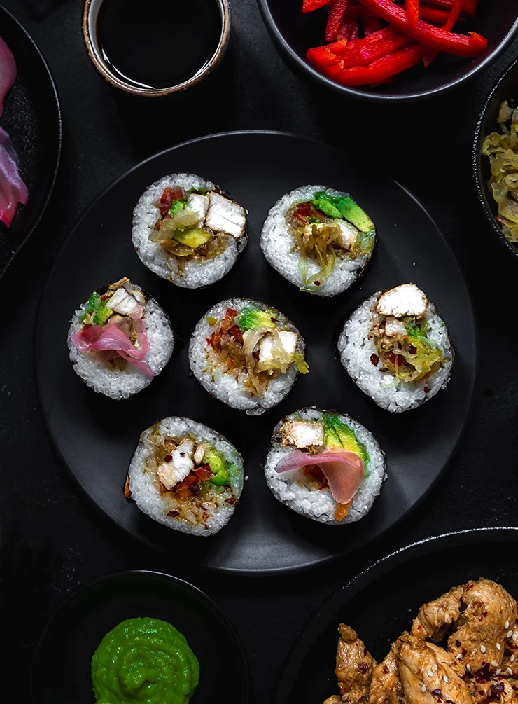 Spicy Teriyaki Chicken Sushi with Quick Draw Slaw – Large.jpg