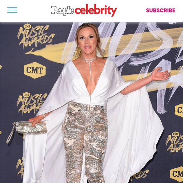 Well @johnathankayne I’d say we’ve done it again. @cmt Awards was a spectacular night for all... & the Best dressed list never hurts my feelings! I had such a blast... Caught up with so many friends and the show was fantastic! Congrats to all the award winners. Truly deserved. Ps... Did I mention I LOVE NASHVILLE!!! #fashion #style #redcarpet #cmtawards #BestDressed #Media #powerfulwomen #camo #sequins #pantssuit #sleeves #Cape #makeupglamour #messybun