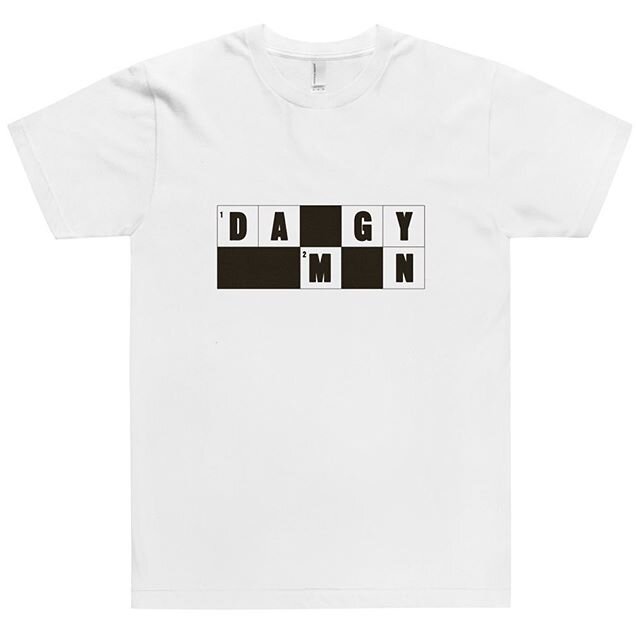 New design! My goodness, who wouldn&rsquo;t want to sport an unsolved crossword!? I&rsquo;m super pleased to share this new shirt with ya&rsquo;ll. Purchase your very own and take a gander at some other sweet Daggy merch via the online store! (Link i