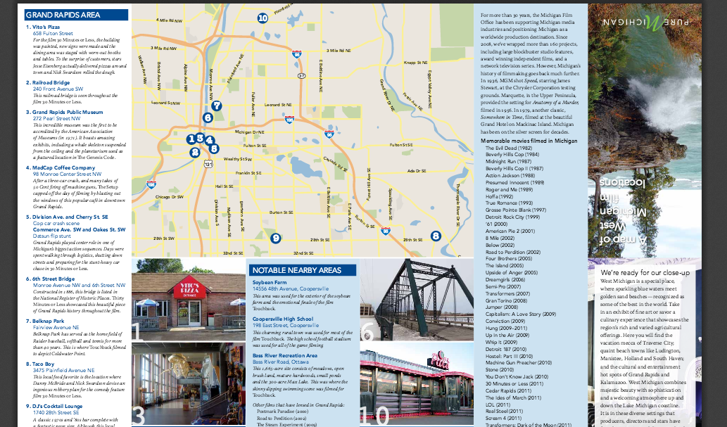 Michigan Film Office Launches Another Film Location Map