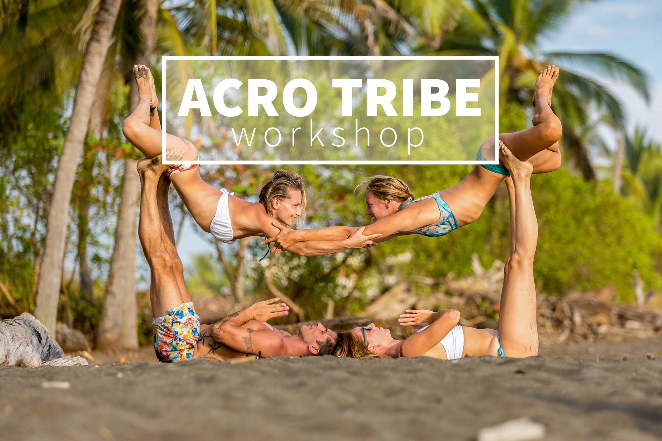 ACRO TRIBE | An Exploration of Trio + Quad Acro Postures in The Attic