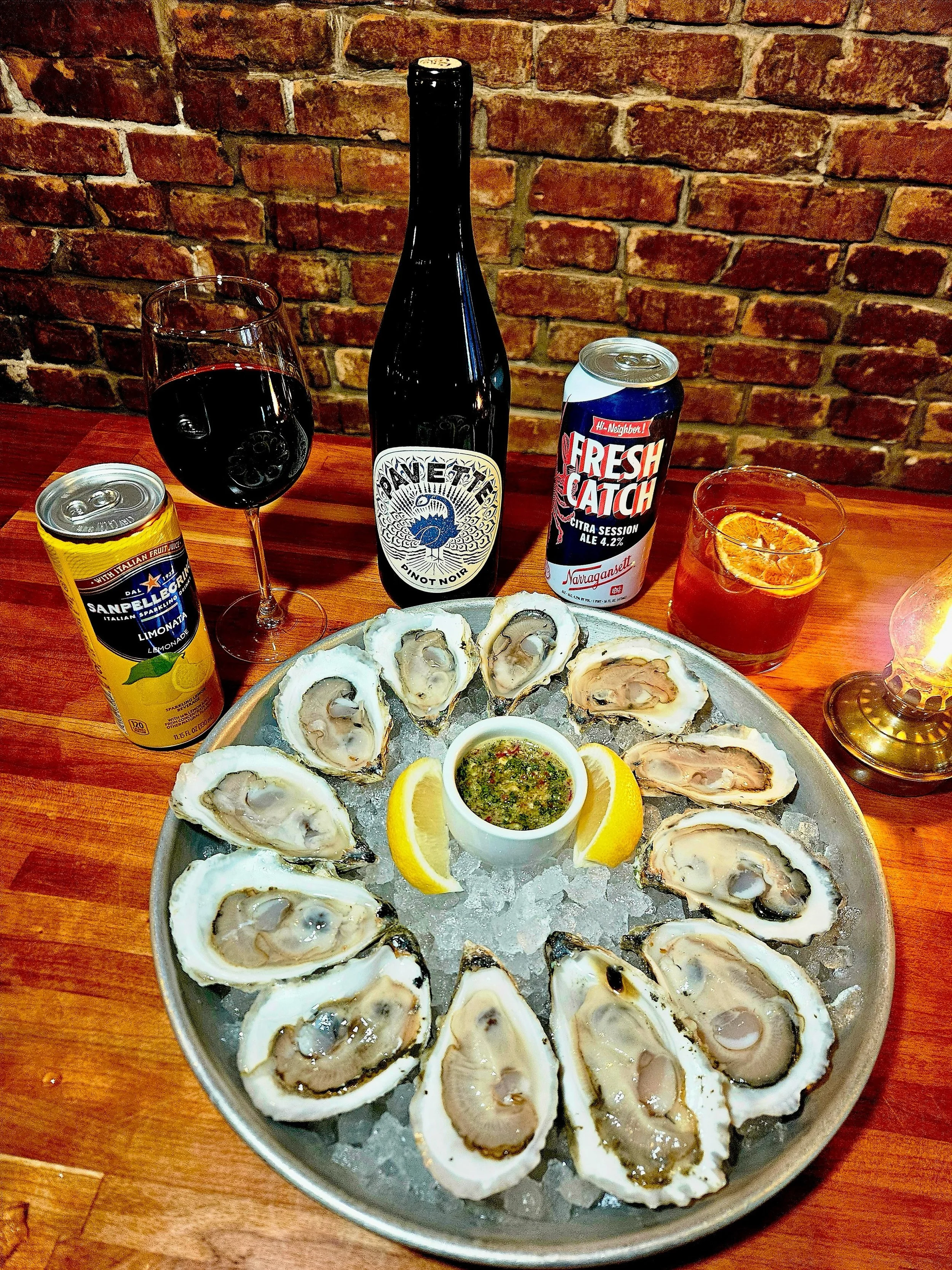 $1 OYSTERS ARE BACK TODAY AND TOMORROW 4-5!
WINE WEDNESDAY AND IT IS SPECTACULAR OUTSIDE! 
ALL BOTTLES OF WINE ARE HALF-OFF!

FRESH⚫️WILD-CAUGHT⚫️SUSTAINABLE