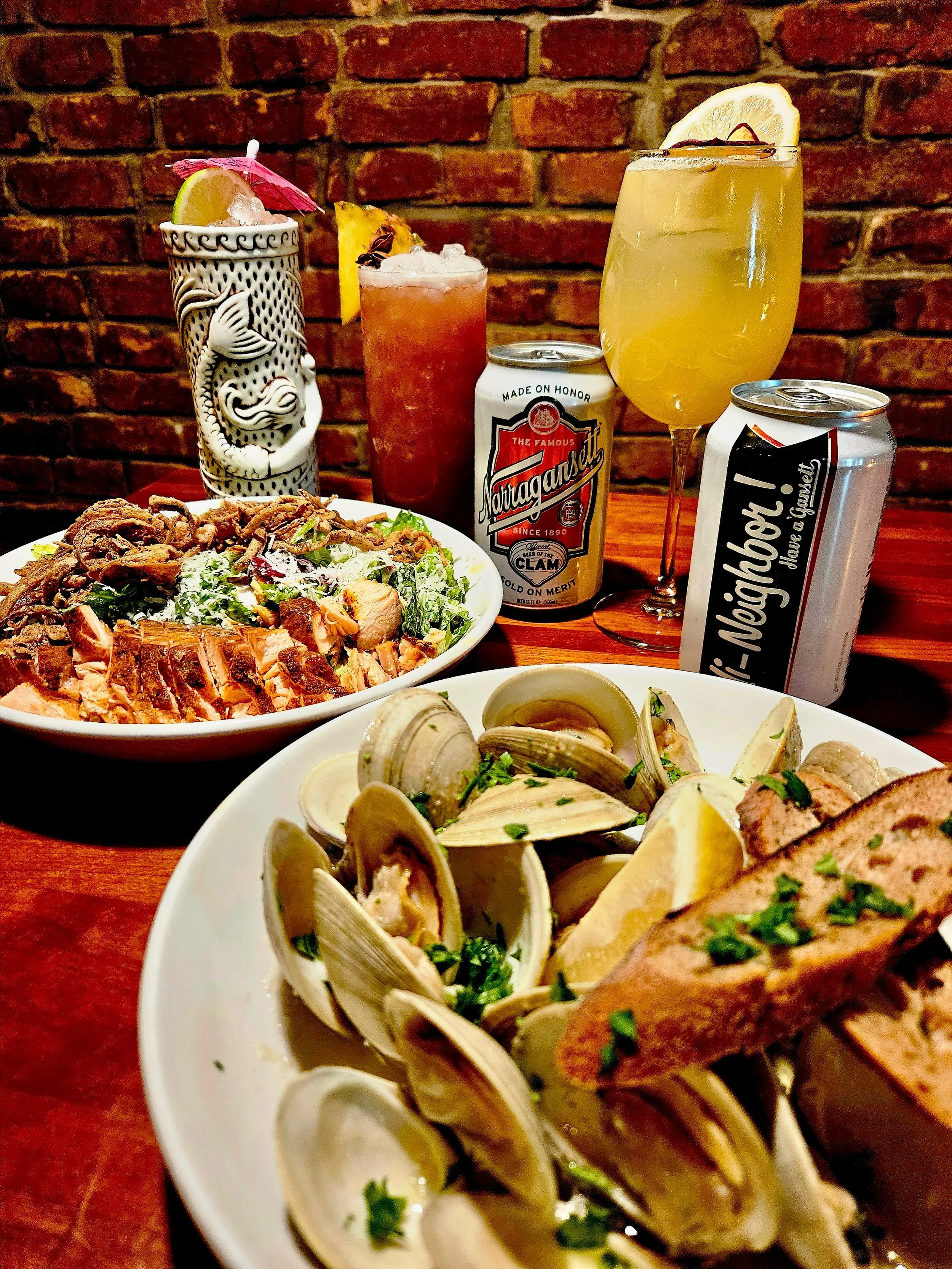 WEEKENDS: CANS, CLAMS, &amp; COCKTAILS! 

FRESH⚫️WILD-CAUGHT⚫️SUSTAINABLE