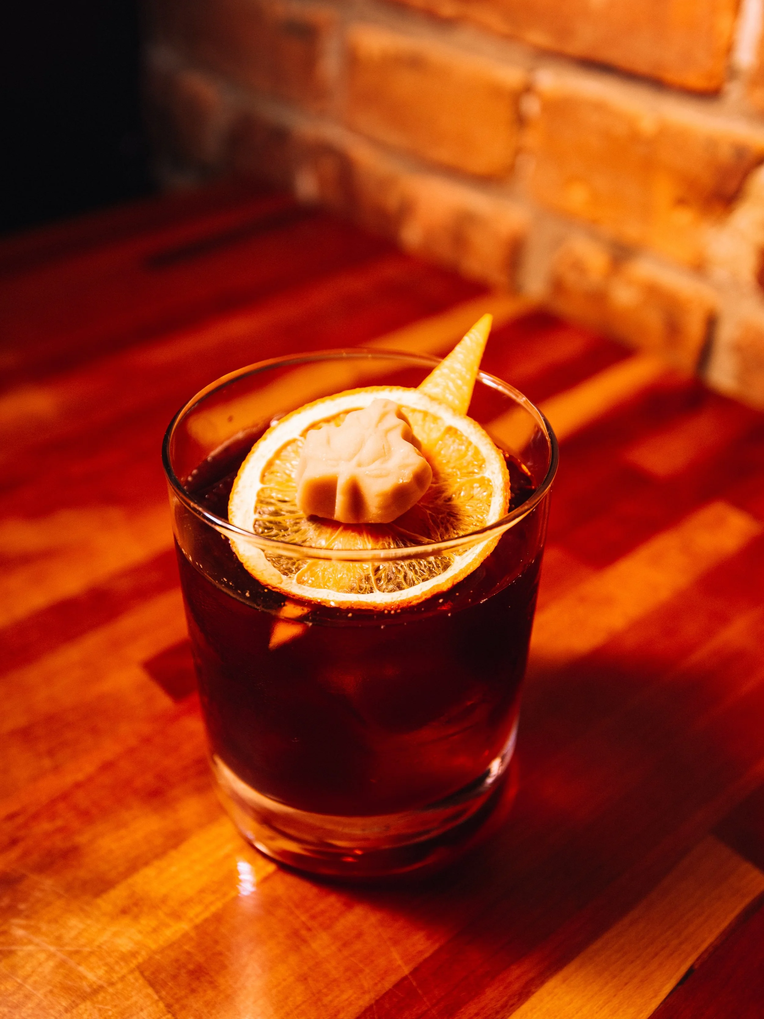 NEW COCKTAIL LIST SLIPS INTO THE LATE NIGHT TRACKS WITH THIS ONE: DARK, SLOW, A LITTLE SLEEP A LITTLE SLUMBER A LITTLE FOLDING OF THE HANDS. THIS ONE SIPS LIKE ITS 11:42 PM AND THE LIGHTS ARE TURNED WAY DOWN!

&ldquo;DOCTOR&rsquo;S ORDERS&rdquo;

BOU