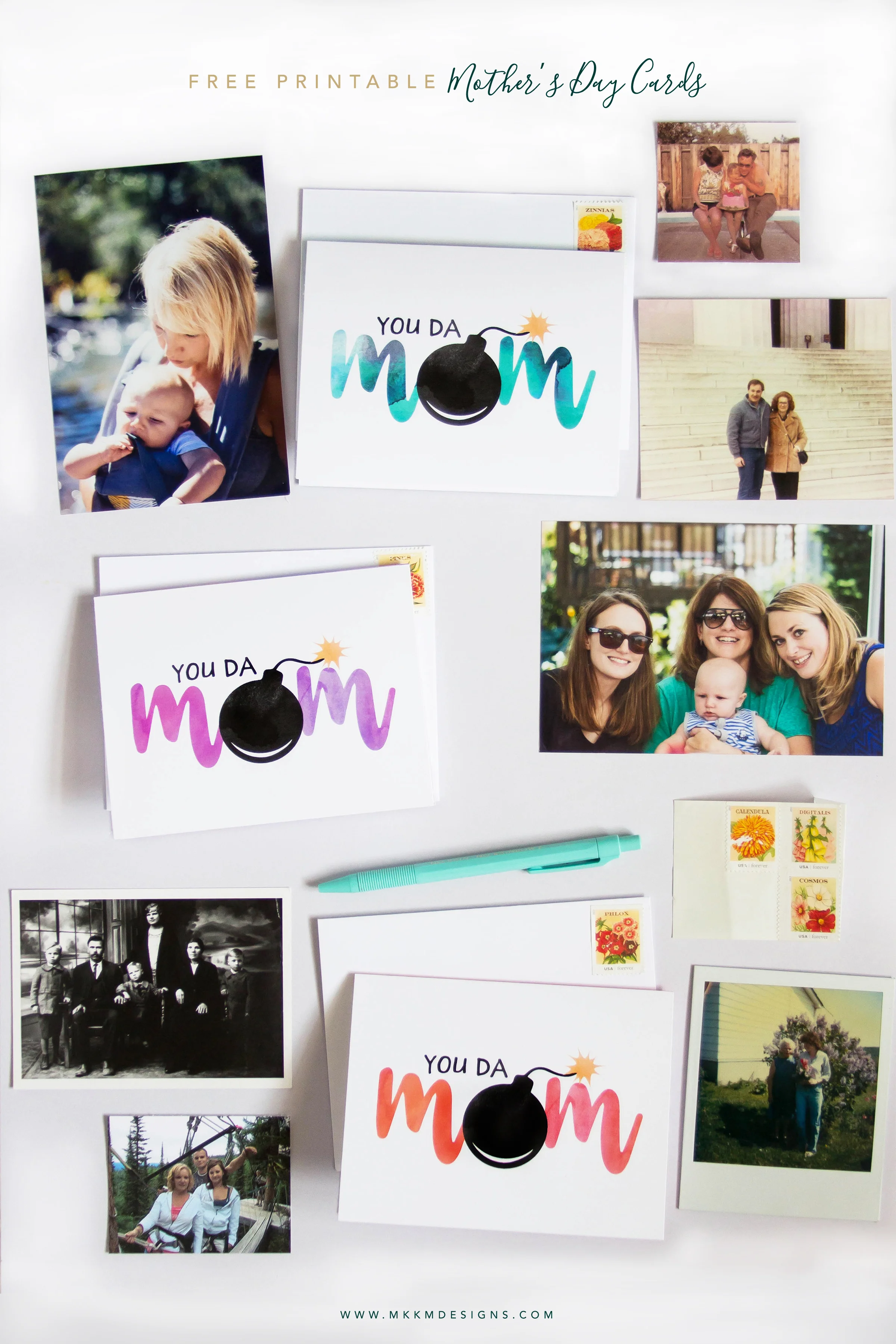 You Da Mom. Free Mother's Day Card Printable.