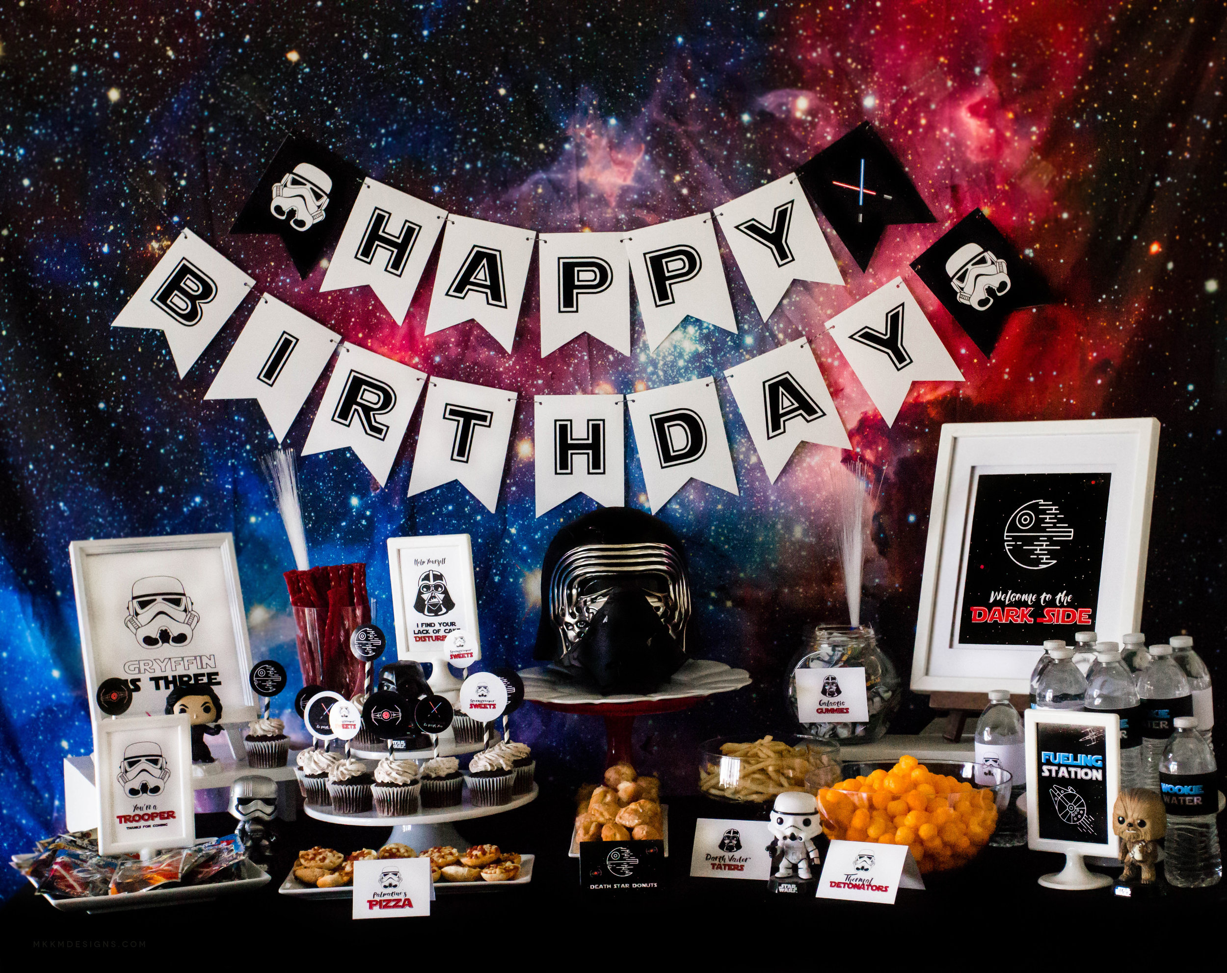 Welcome To The Dark Side: Star Wars Party Printables