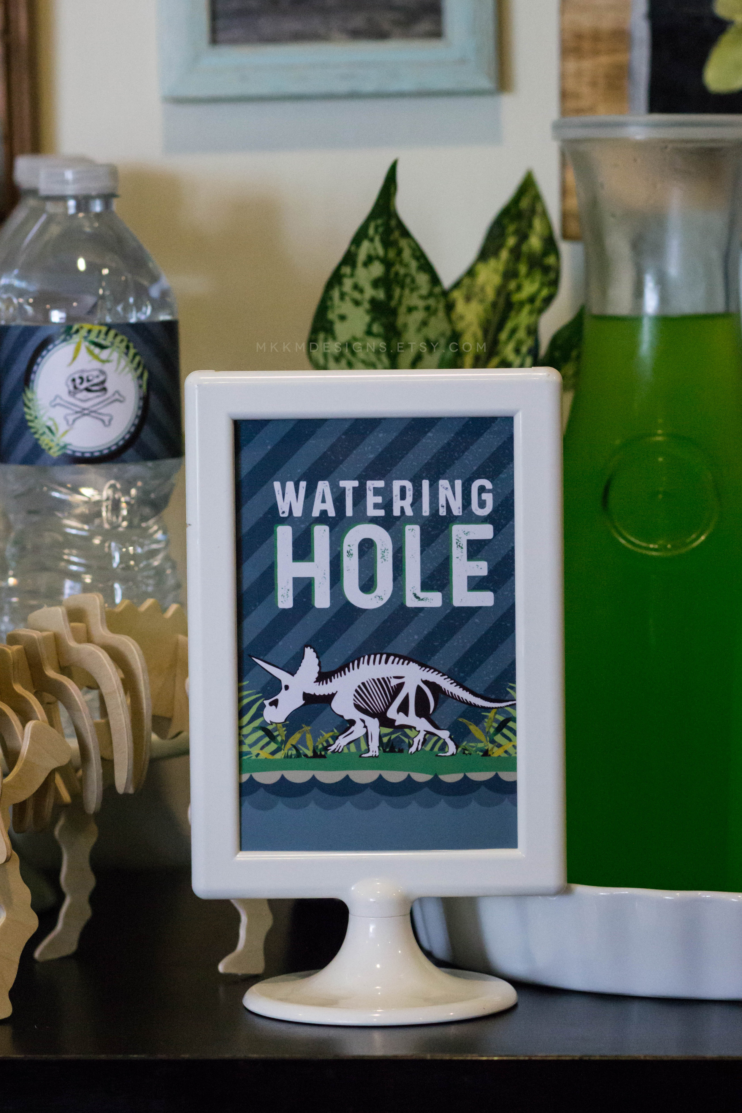 Watering Hole Party Sign by MKKM Designs