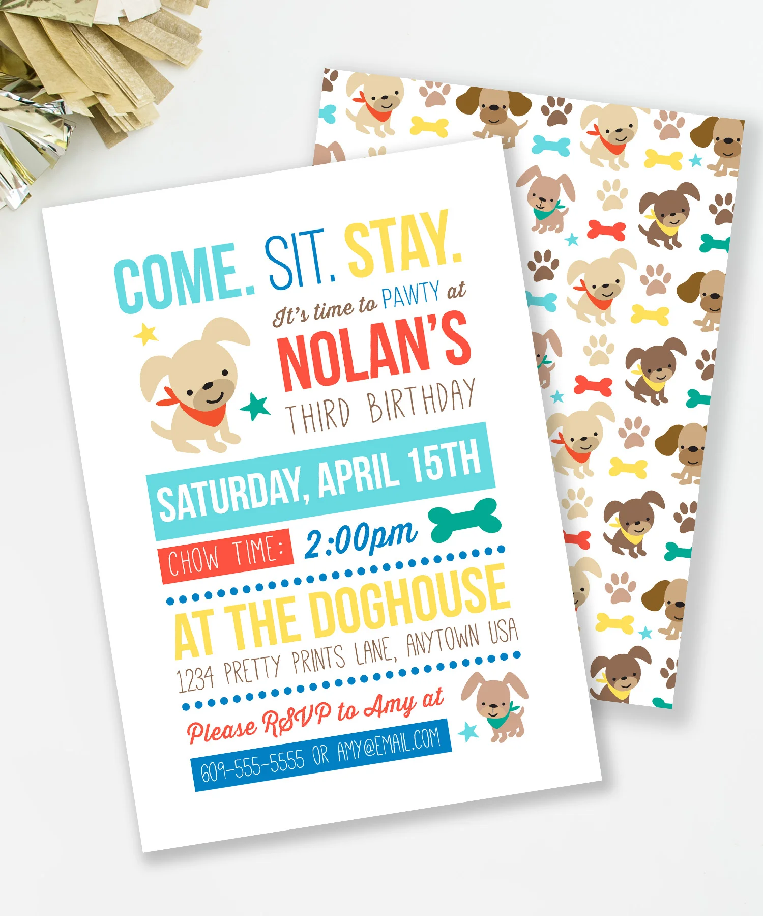 Puppy Party Invites
