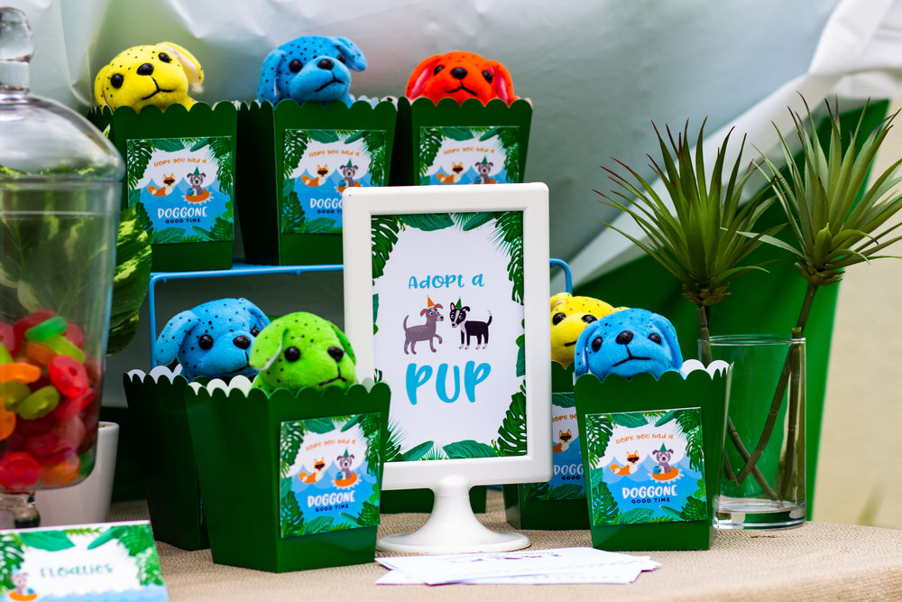 Adopt a Pup station // Grab the free printables from shopmkkm.com