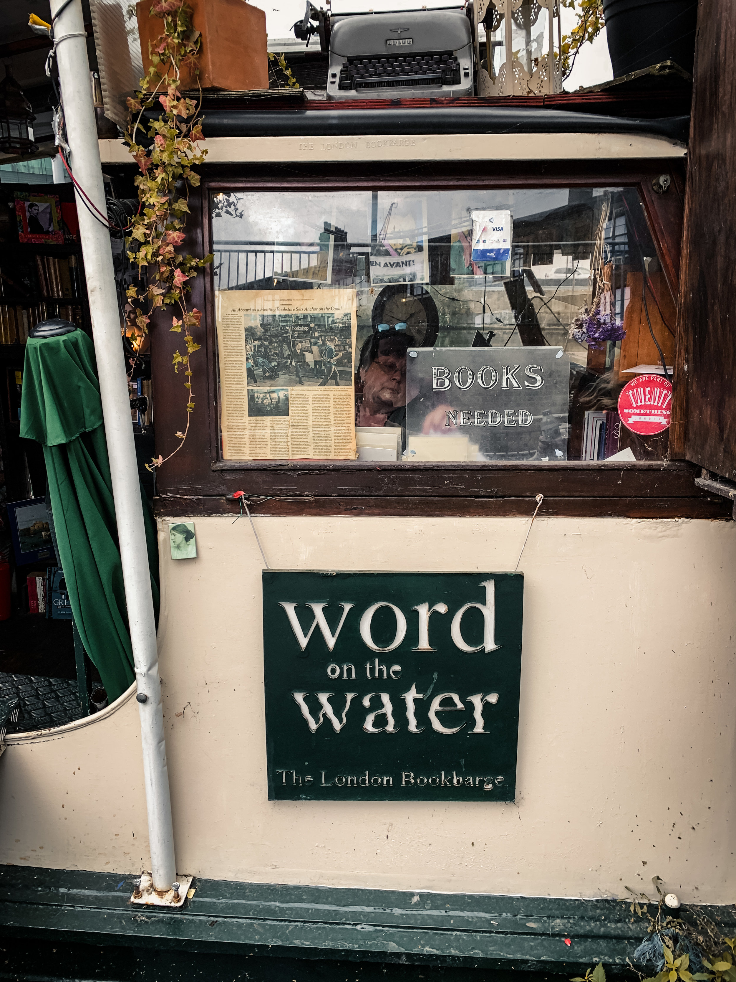 Word on the Water, a charming book shop in London. Check out these 4 can't miss London bookshops on mkkmdesigns.com
