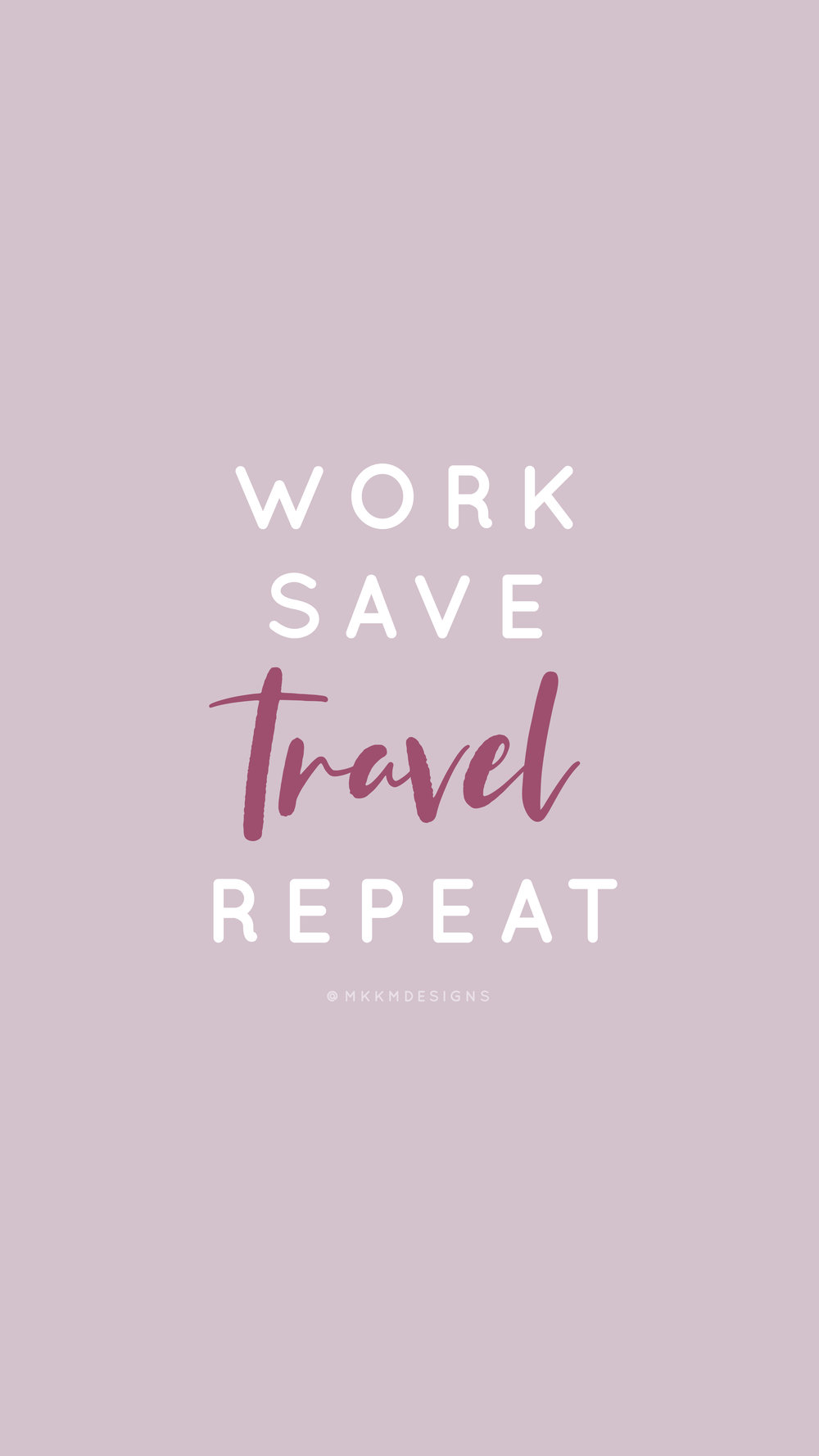 Work Save Travel Repeat #travelquotes #travellife // Join Melissa and other military spouses, for Wander Wednesdays over on the blog. 