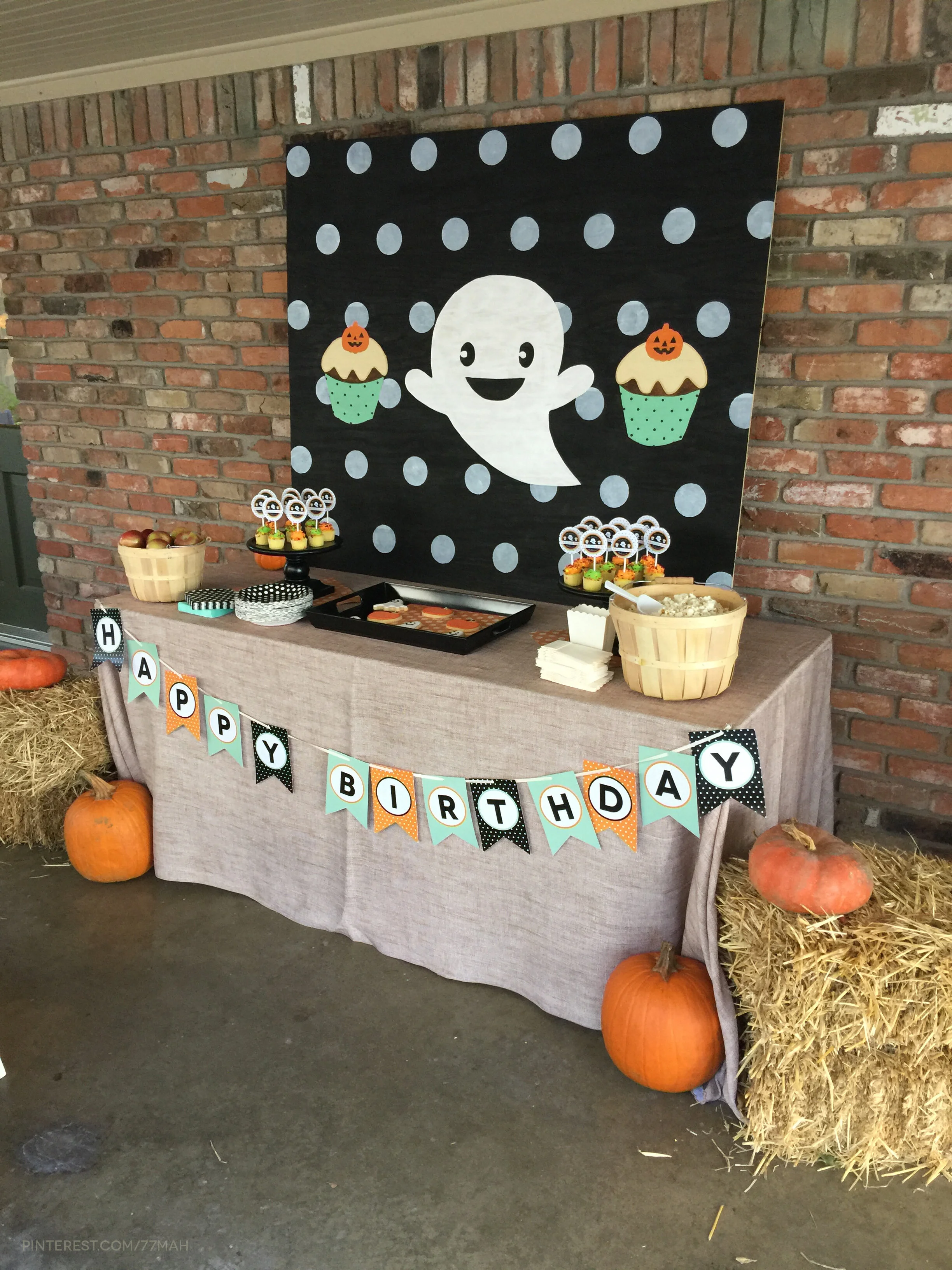 Halloween birthday party from mkkmdesigns