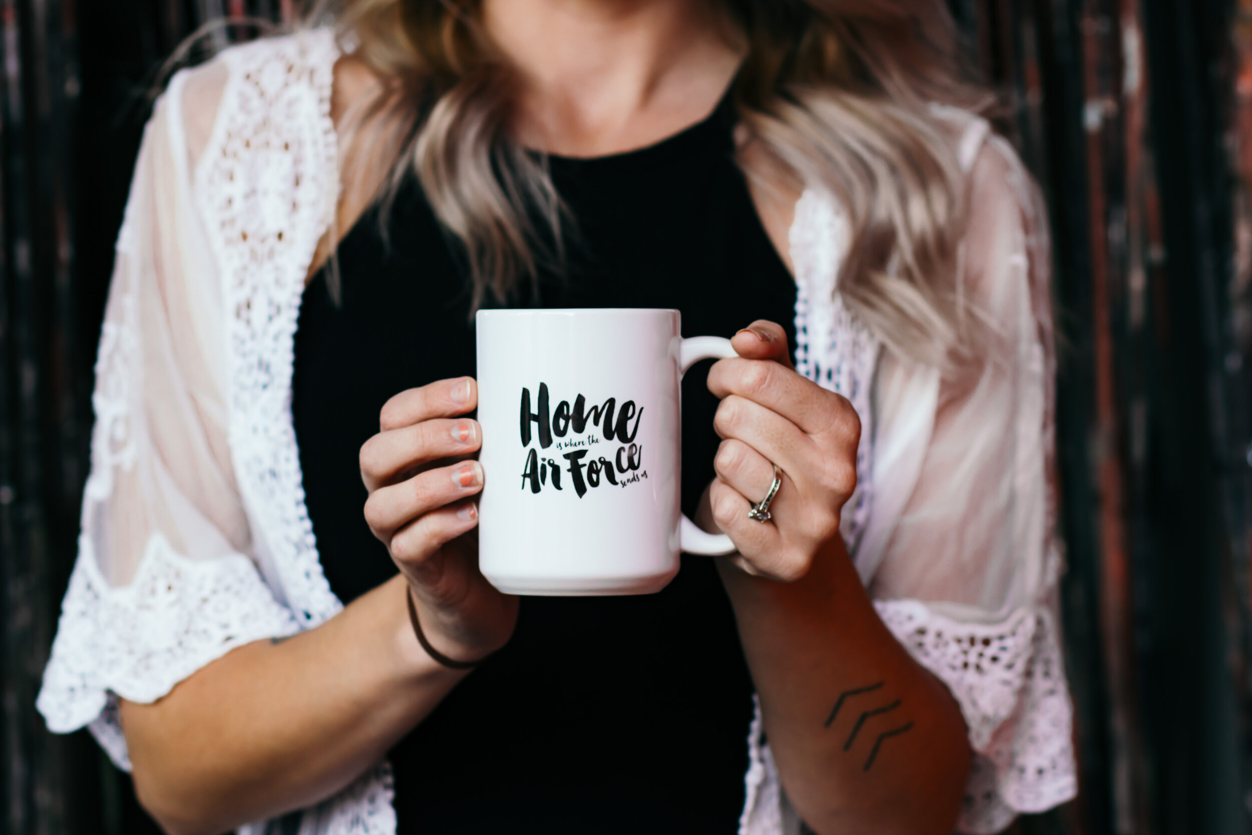 Home Is Where The Air Force Sends Us // Coffee Mug — Merry + Grace ...