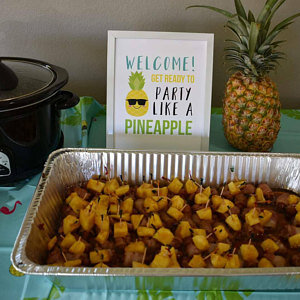 Pineapple party decor - merryandgracedesignco