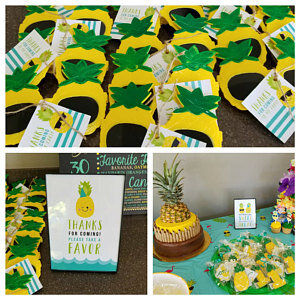 Pineapple party decor - merryandgracedesignco