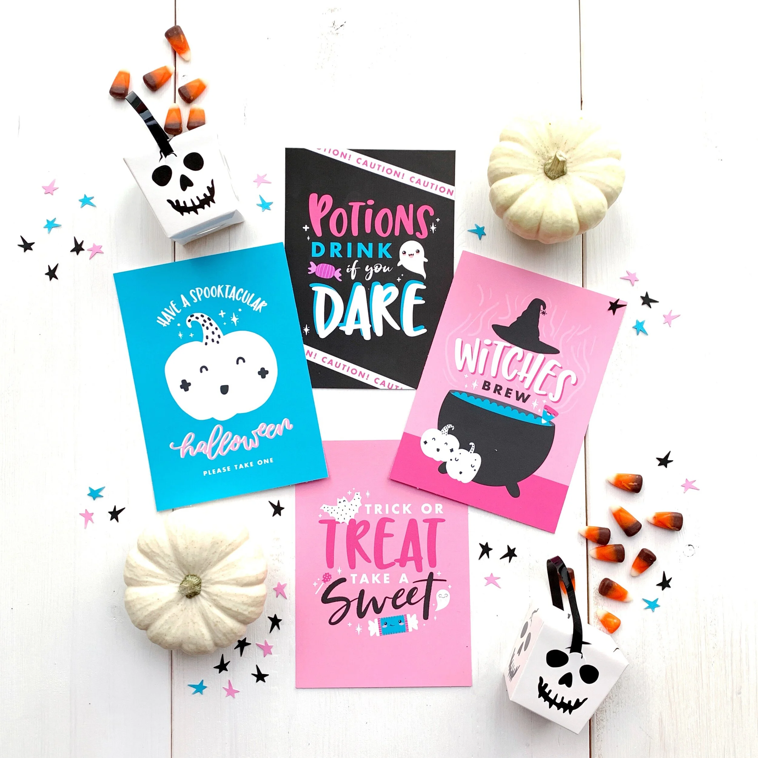 Halloween Party Signs - Kawaii Halloween Party