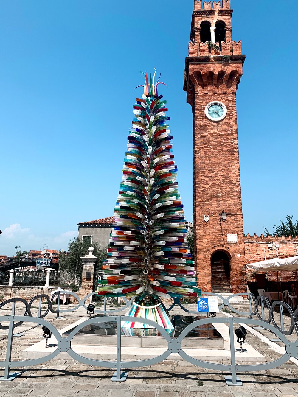 Art Piece in a square in Murano Italy | merry-grace.com