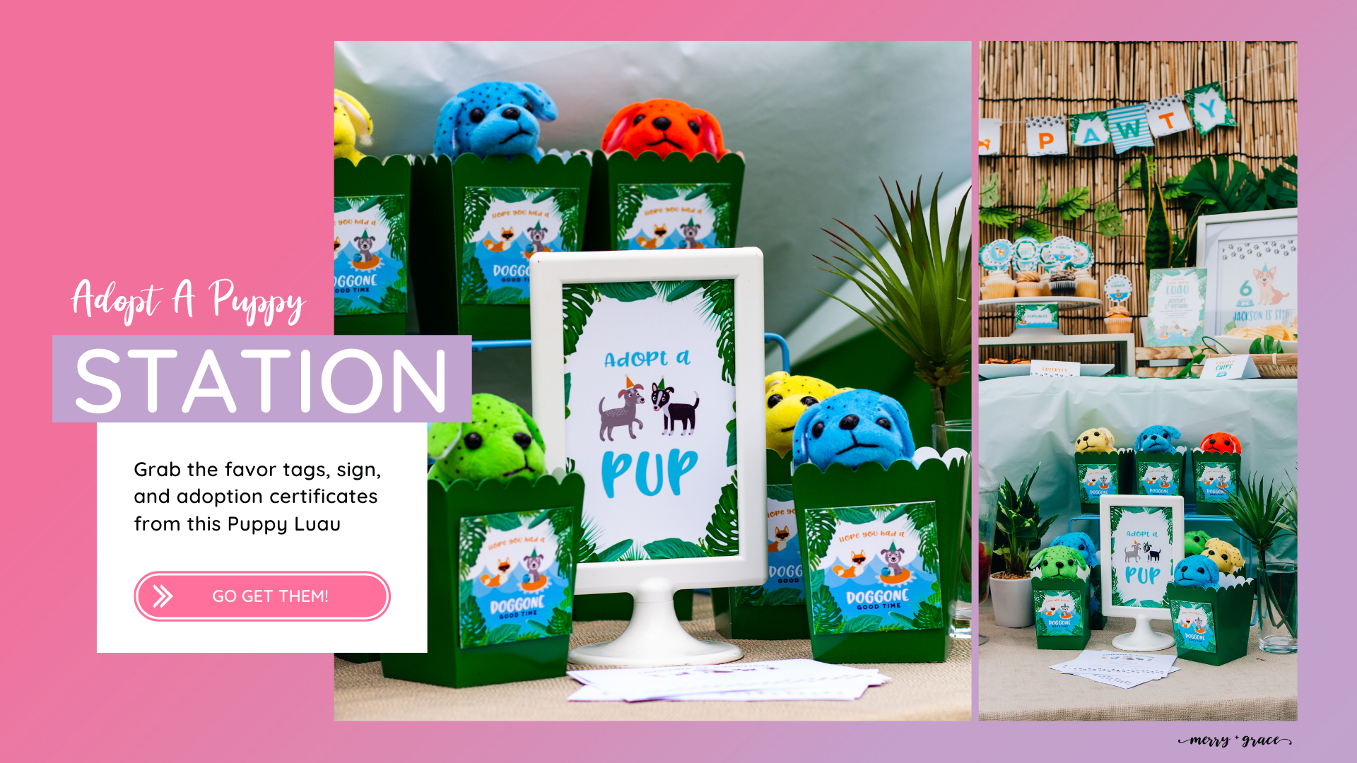 Adopt a Puppy Station | Merry + Grace