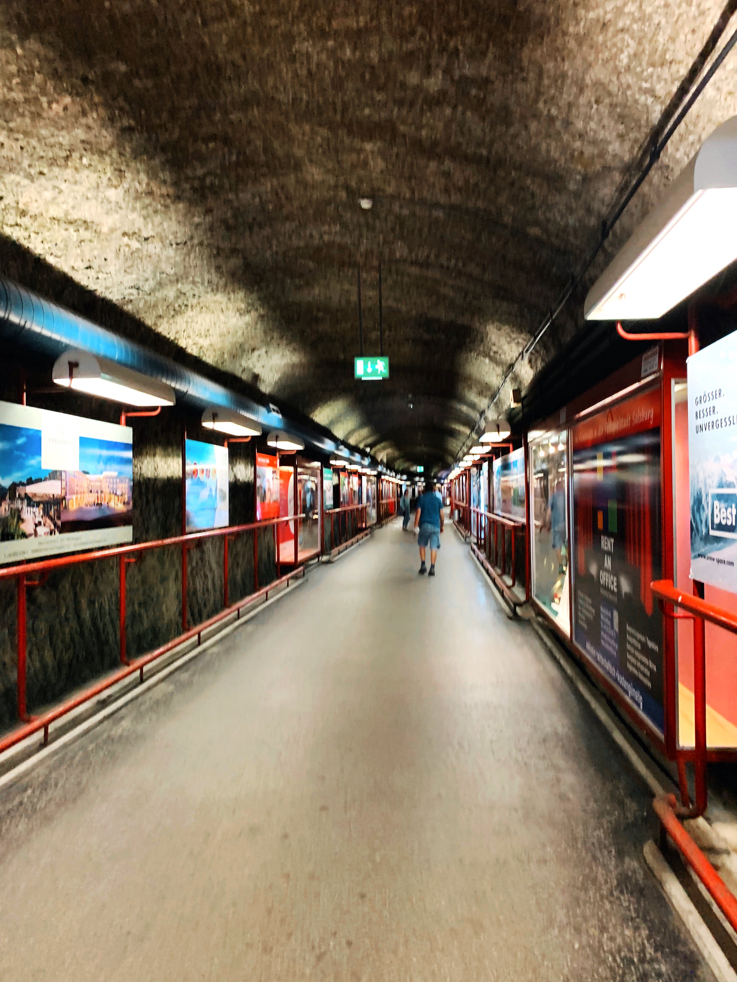 Underground parking in Salzburg