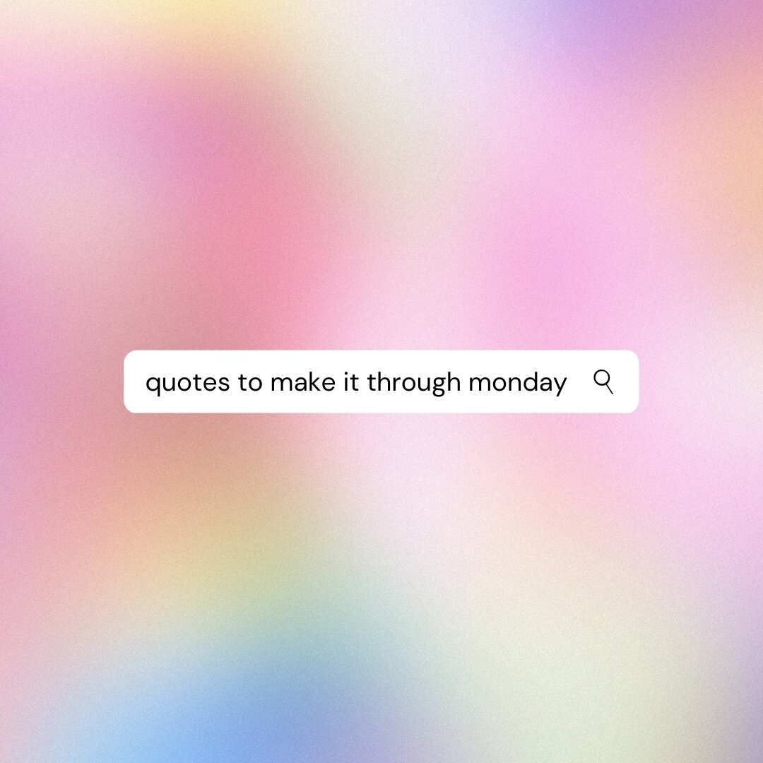 I have just one question for this summer Monday - Why are you the way that you are 😔💤
If you need a little inspo to get up and going this week, head over to the blog. #mantramonday is back in action. 

I recently finished reading &quot;Becoming&quo