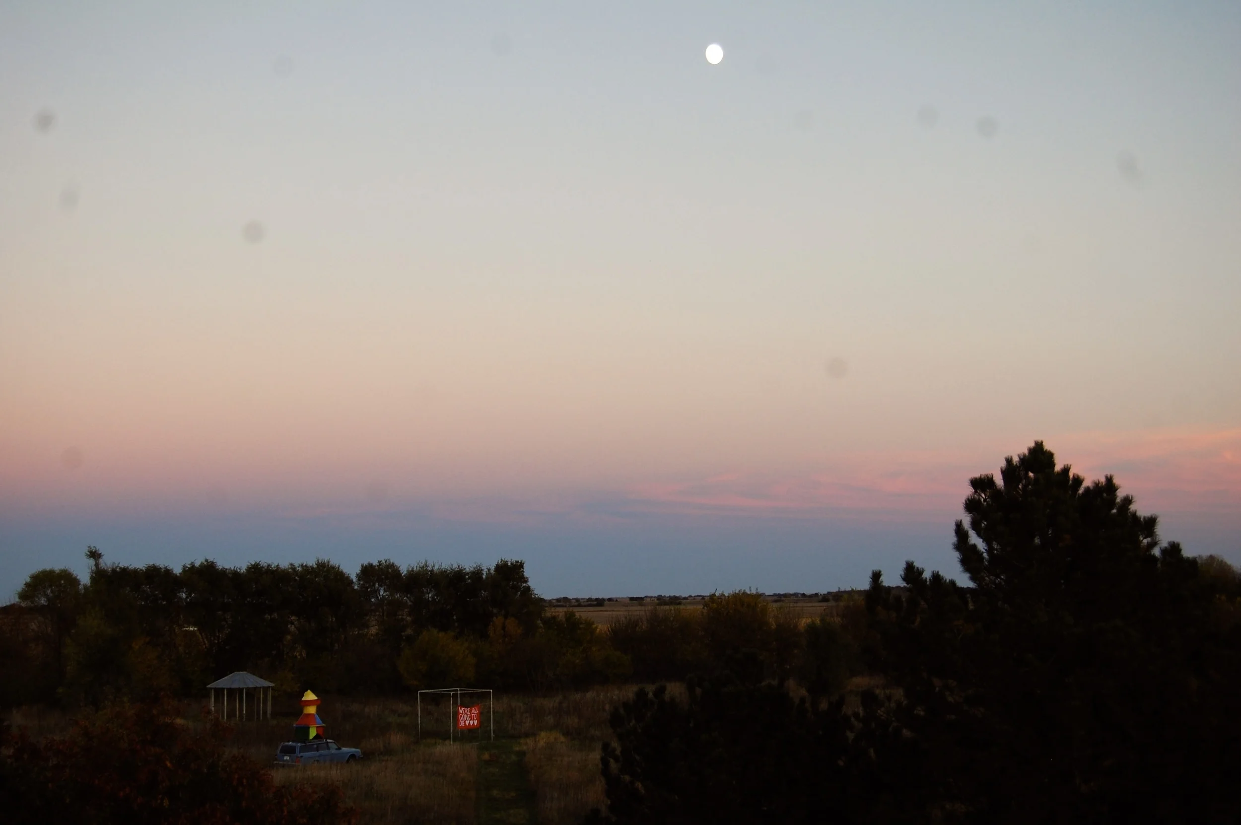 Rocket Car and Banner.