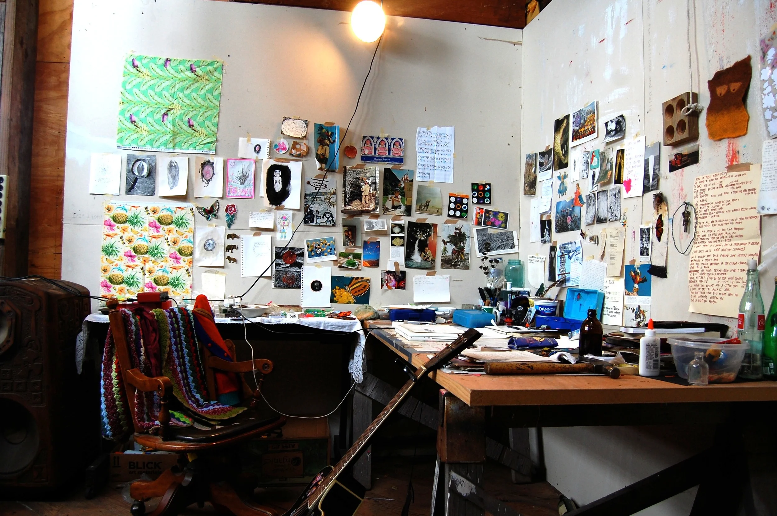 Open studio for Art Harvest.