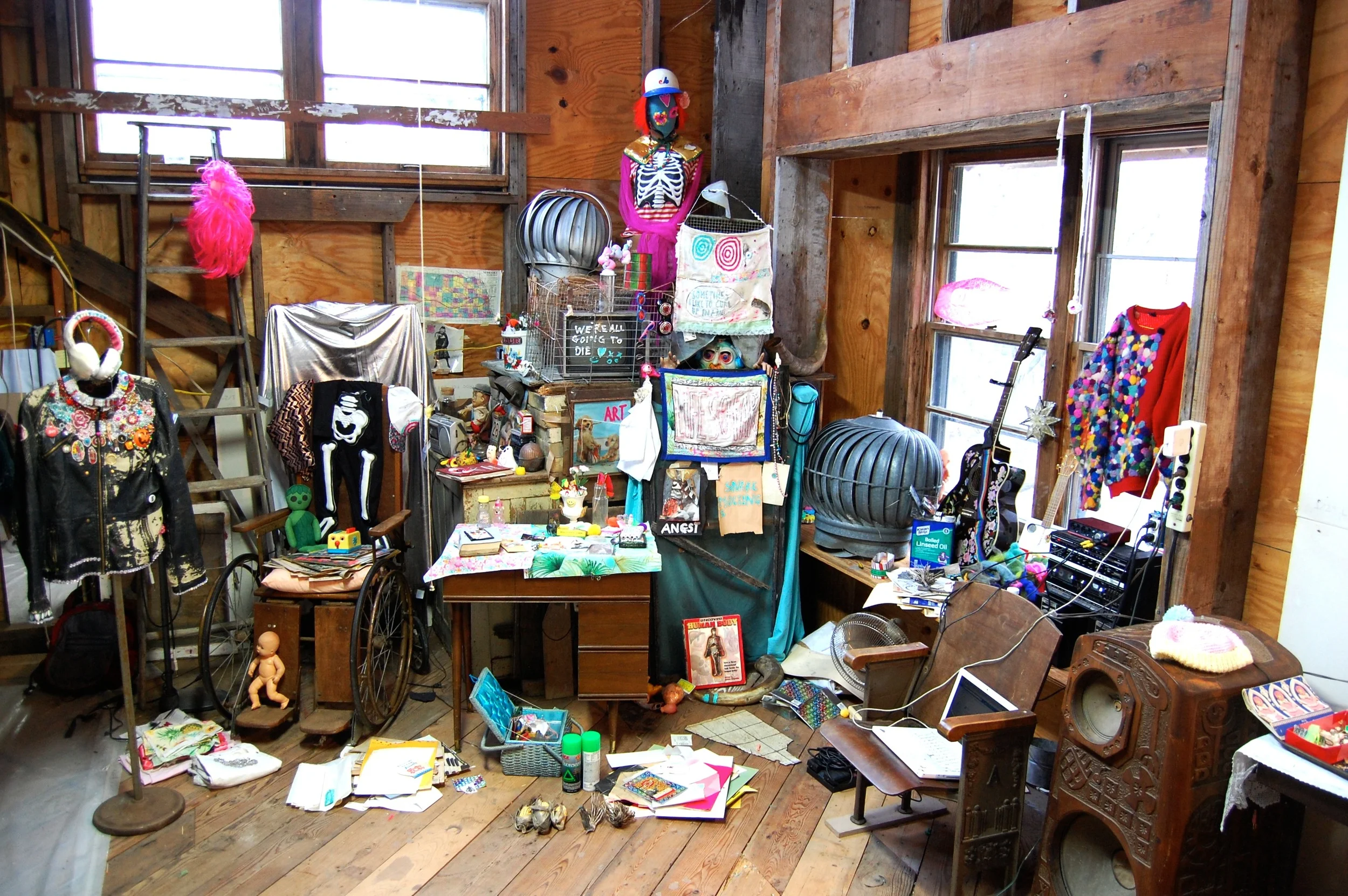 Open studio for Art Harvest.