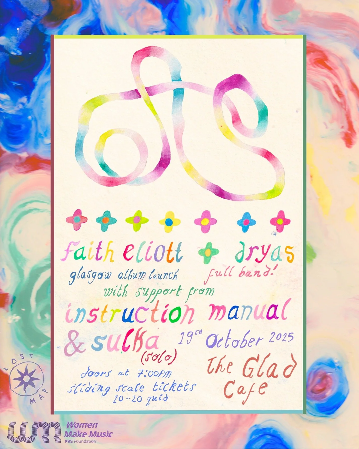 ⭐ 𝘋𝘙𝘠𝘈𝘚 GLASGOW LAUNCH ⭐

I'm super delighted to be throwing a Glasgow album launch show for 'dryas' on October 19th @thegladcafe.

Tickets have in fact been available for a wee bit but it's been a busy old summer and I've only just managed to g