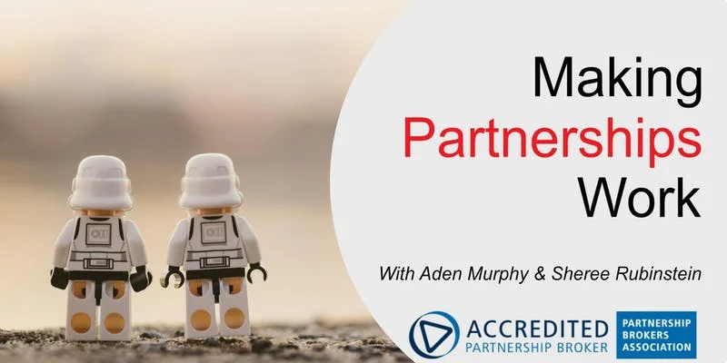 Join Aden Murphy for a workshop on partnership. When two (or more) share risks and benefits in a business relationship, there are no easy answers. This workshop is designed to give you principles for success along with real stories from Sheree on her own journey. This is suitable for anyone considering partnerships – whether it be a collaboration with another business or your own employees. The workshop is designed for you to share your experiences and ask questions in order to get the most out of it.