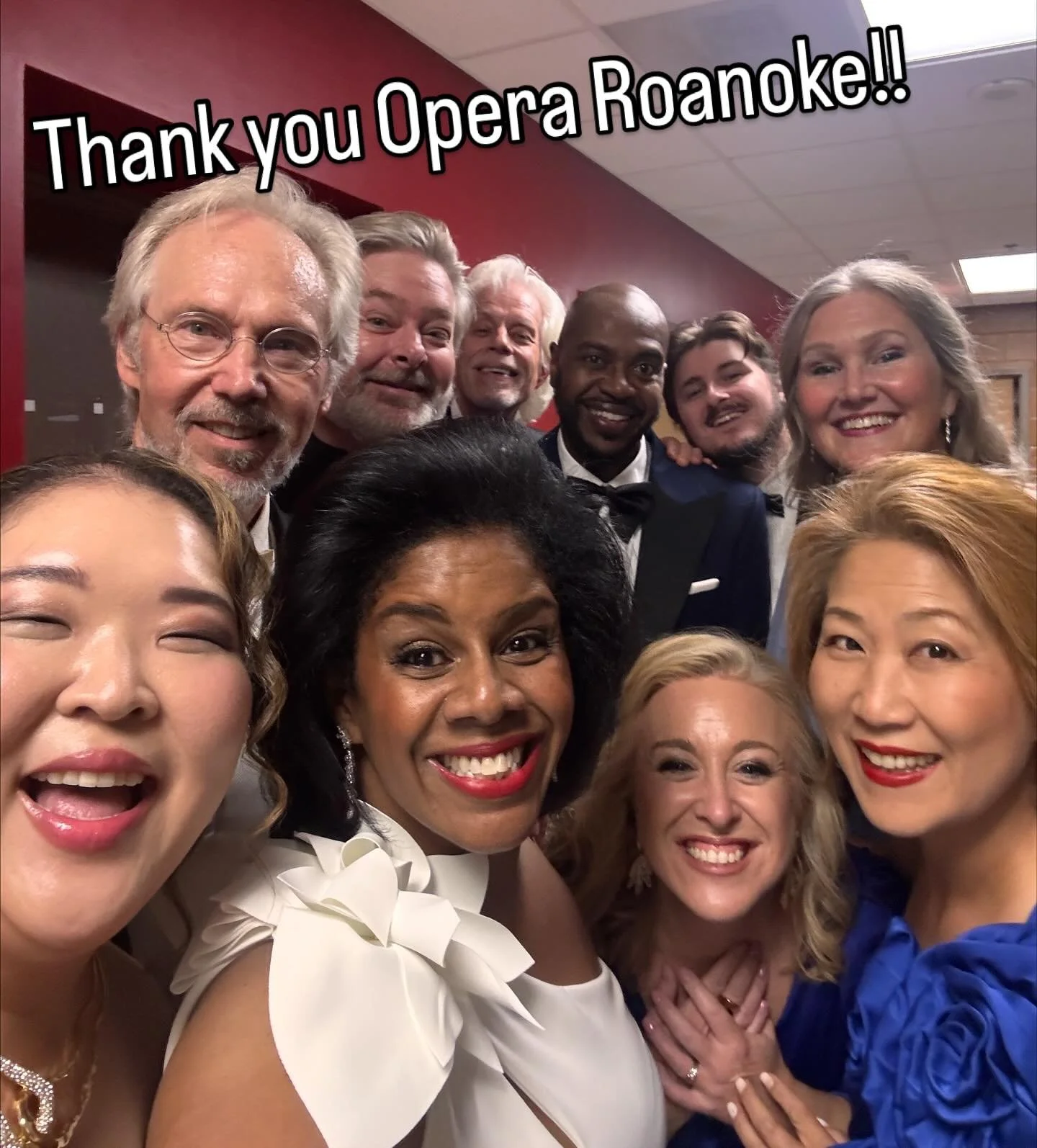 What a fantastic send off for Steven White with @operaroanoke!  An absolute pleasure to sing with @sopynlee @chungyac @luke_narwhall1 @drsrmillsings @amycofield.soprano Barry Green, and to get to enjoy the Tha&iuml;s loveliness of @katy_operamom and 